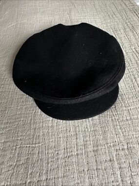 Club Monaco Black Wool Beret